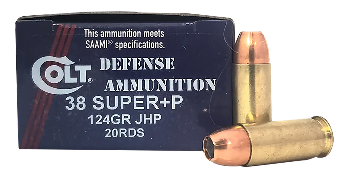 DoubleTap .38 Super Defense 124 grain Jacketed Hollow Point ammunition