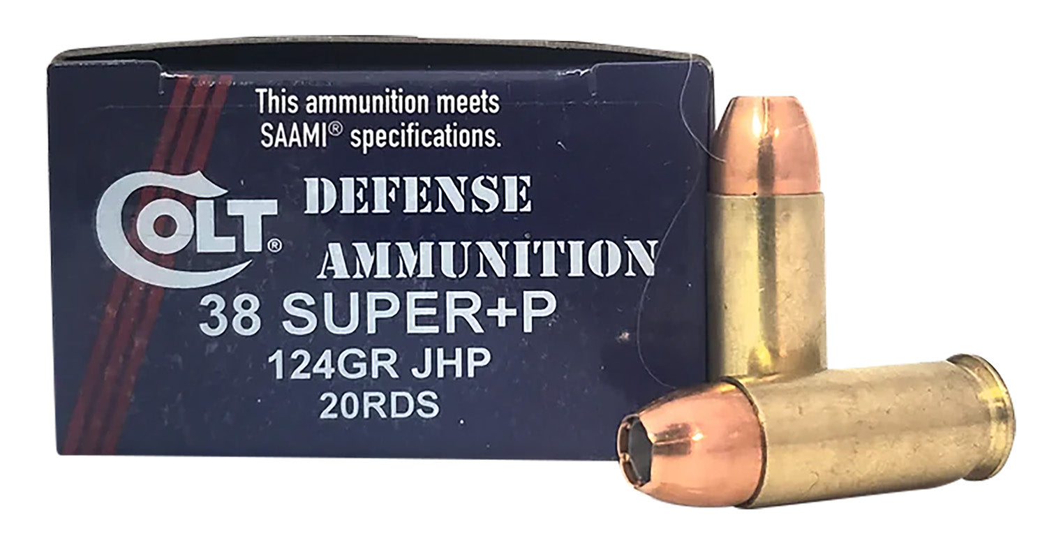 DoubleTap .38 Super Defense 124 grain Jacketed Hollow Point ammunition