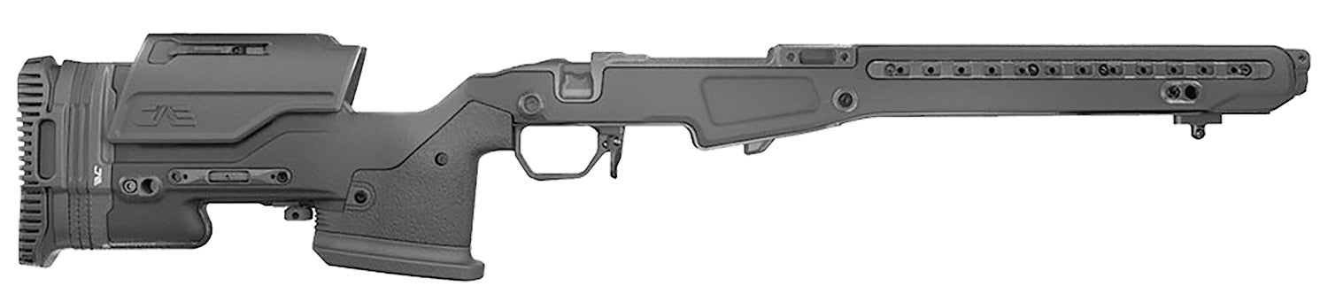 MDT 105379BLK JAE-700 G4 Stock, Black Anodized, Adj. Mag Well, Removable Panels, Rubber Palm Rest, QD Sling Cups