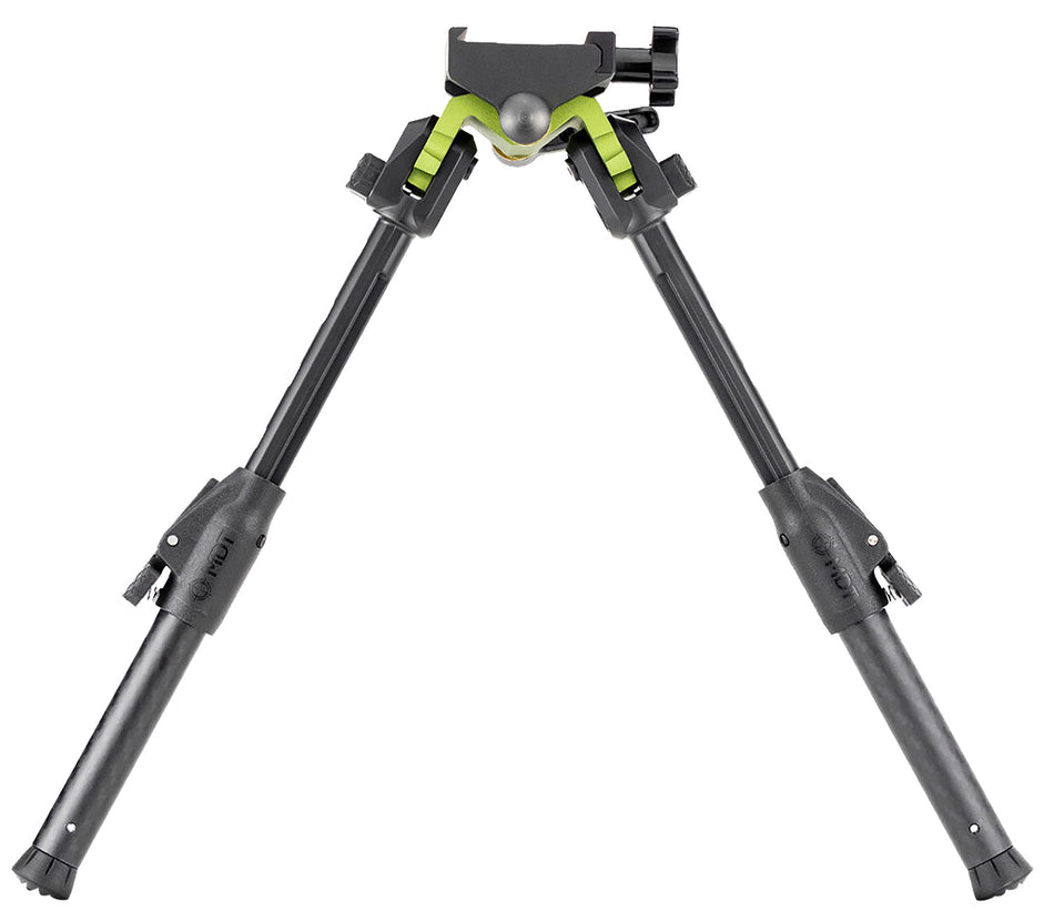 MDT 105560GRN GRND-POD Bipod Green/Black with Adj. Throw Lever, 4 Leg Positions, 4.50"-9"