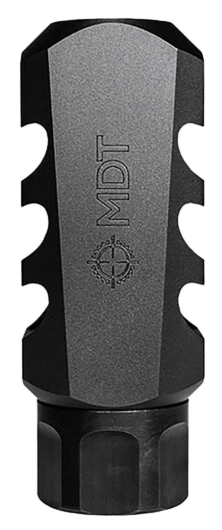 MDT Sporting Goods Elite Muzzle Brake 30 Cal Black Alloy Steel 3-Port 5/8"-24 tpi 103516BLK