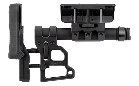 MDT 102856BLK SCS Skeleton Carbine Stock, Black, Tool-Less Adj. Cheekrest, Buffer Tube, QD Sling Mounts Included