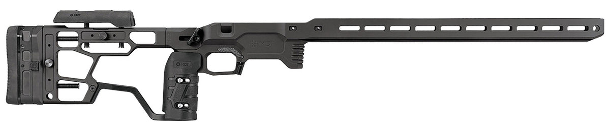 MDT 106557BLK ACC Elite Chassis Rem700 Short Action Black Right Hand