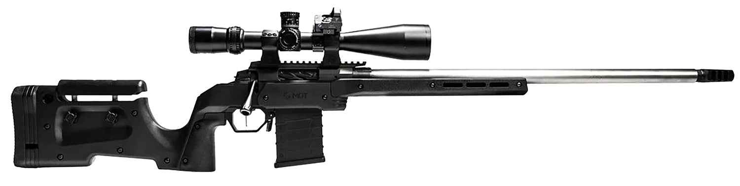 MDT 104692BLK XRS Black Chassis Savage Short Action Adjustable Cheekrest Interchangeable Grips