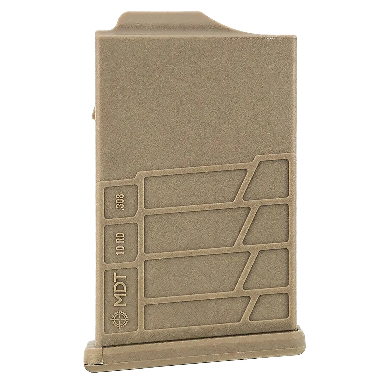 MDT AICS Pattern 10-Round Extended .308 Win / 6.5 Creedmoor FDE Polymer Rifle Magazine