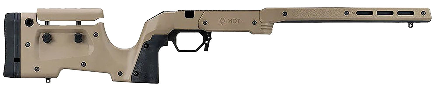 MDT 104692FDE XRS FDE Chassis Savage Short Action Adjustable Cheekrest Interchangeable Grips