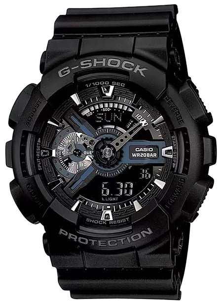 G-Shock GA1101BCR Tactical Black Stainless Bezel Analog-Digital Wristwatch
