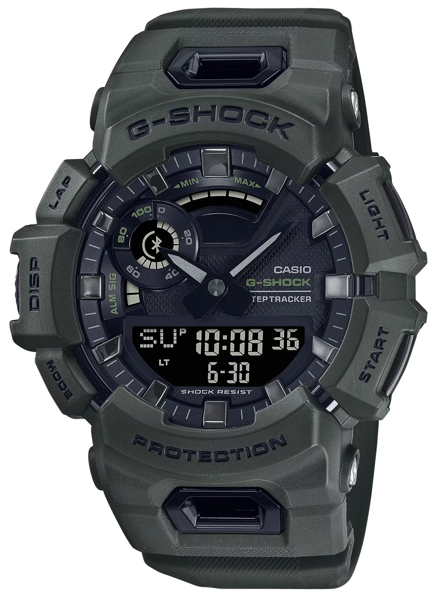 G-Shock GBA900UU3A Tactical Black Stainless Steel Bezel Training Watch