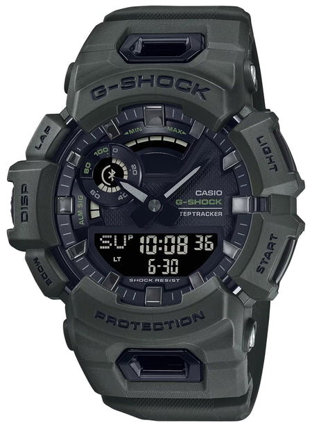 G-Shock GBA900UU3A Tactical Black Stainless Steel Bezel Training Watch
