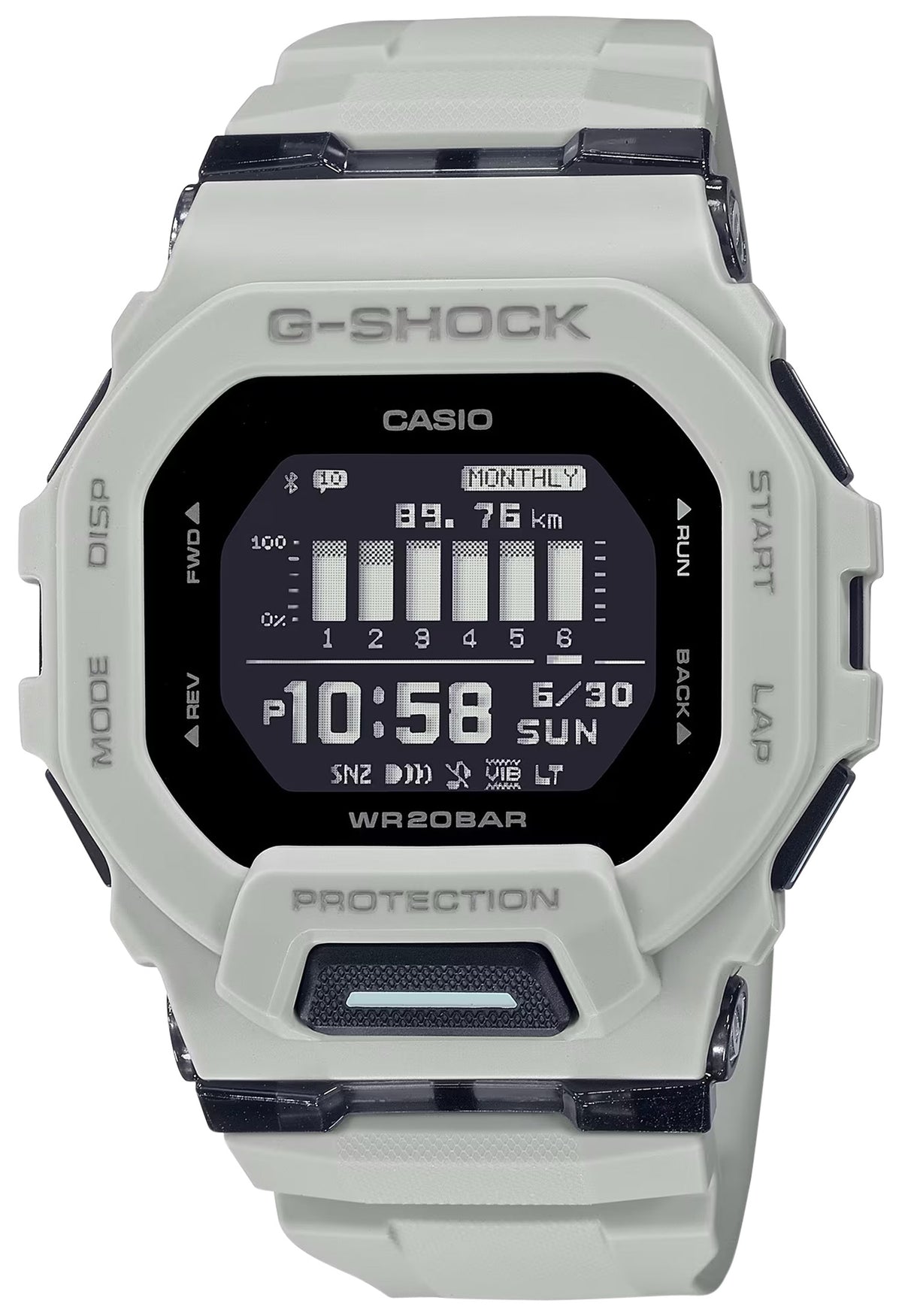 G-Shock GBD-200UU-9 Tactical White Smartphone Link Training Watch
