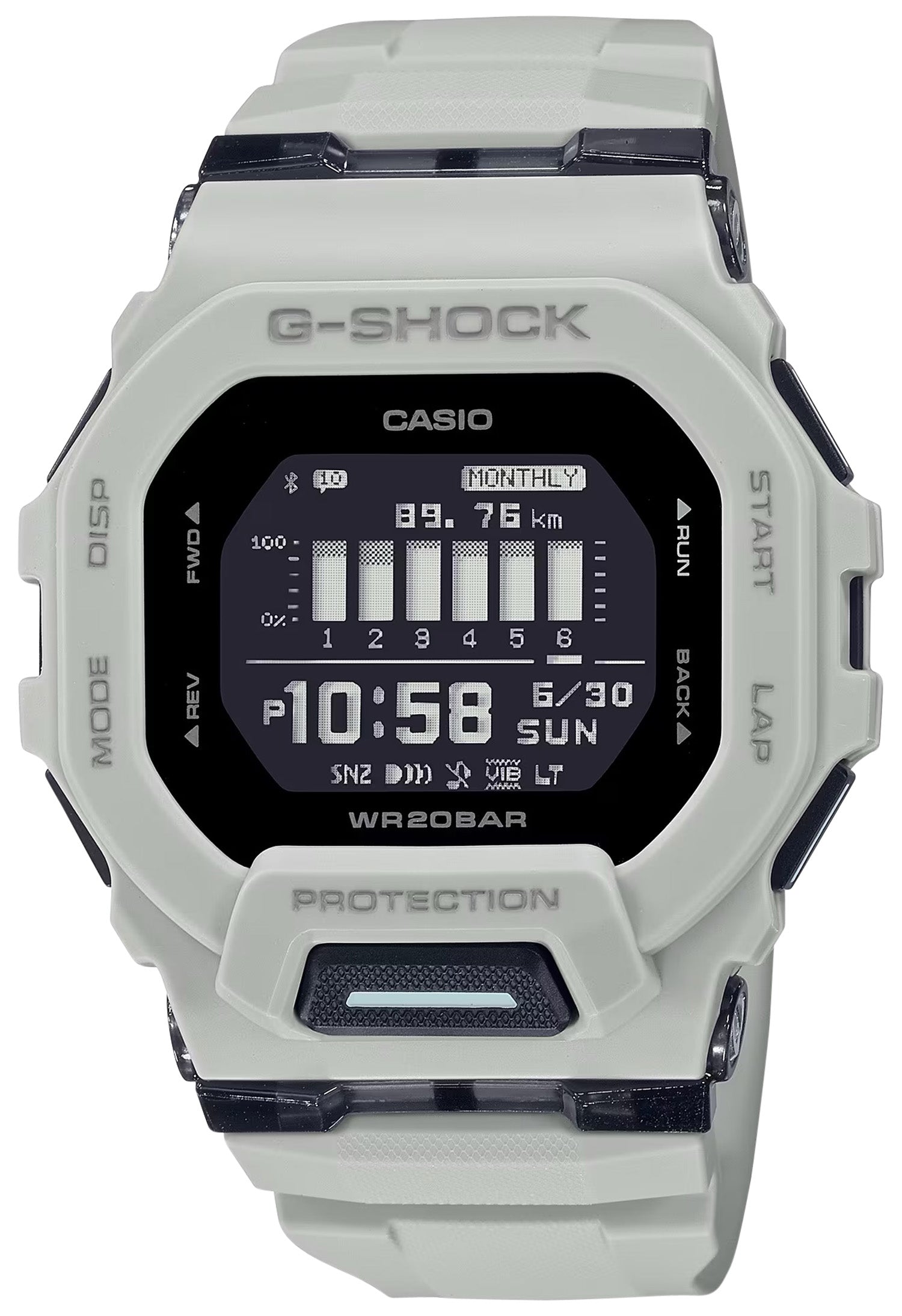G-Shock GBD-200UU-9 Tactical White Smartphone Link Training Watch