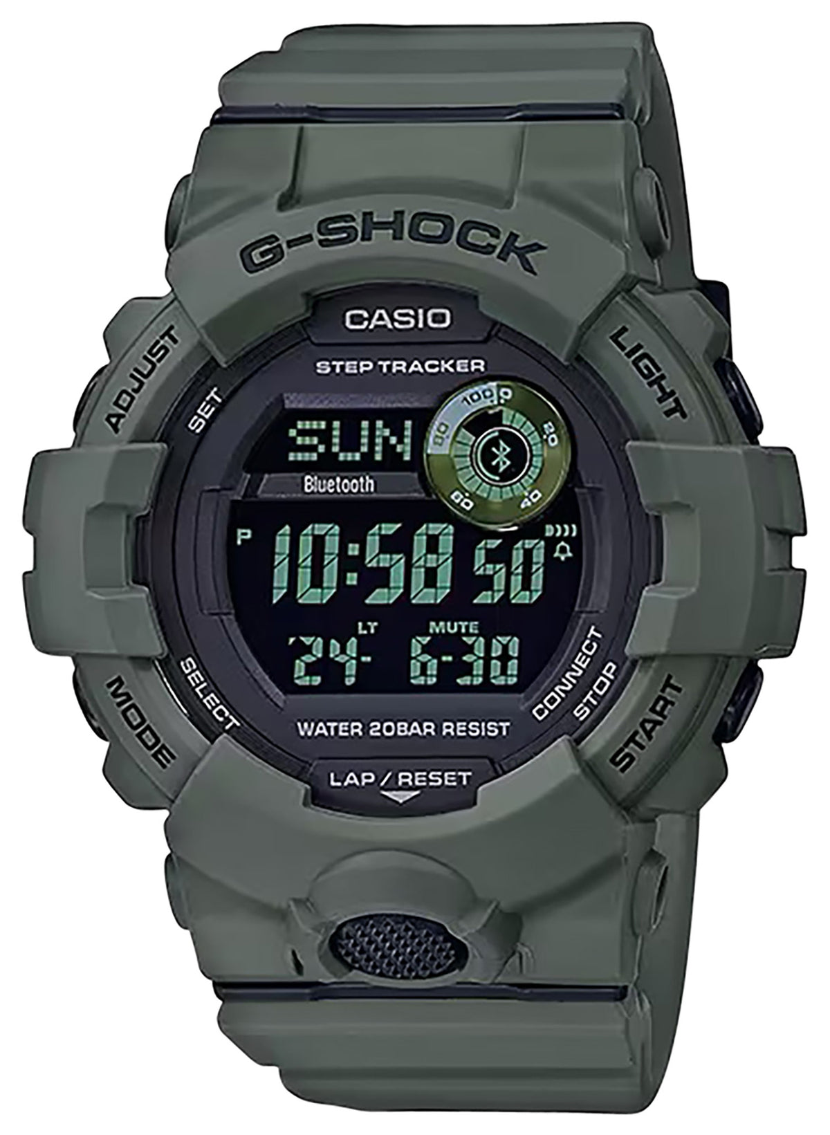 G-Shock GBD800UC3 MOVE Fitness Workout Tracking Watch Green