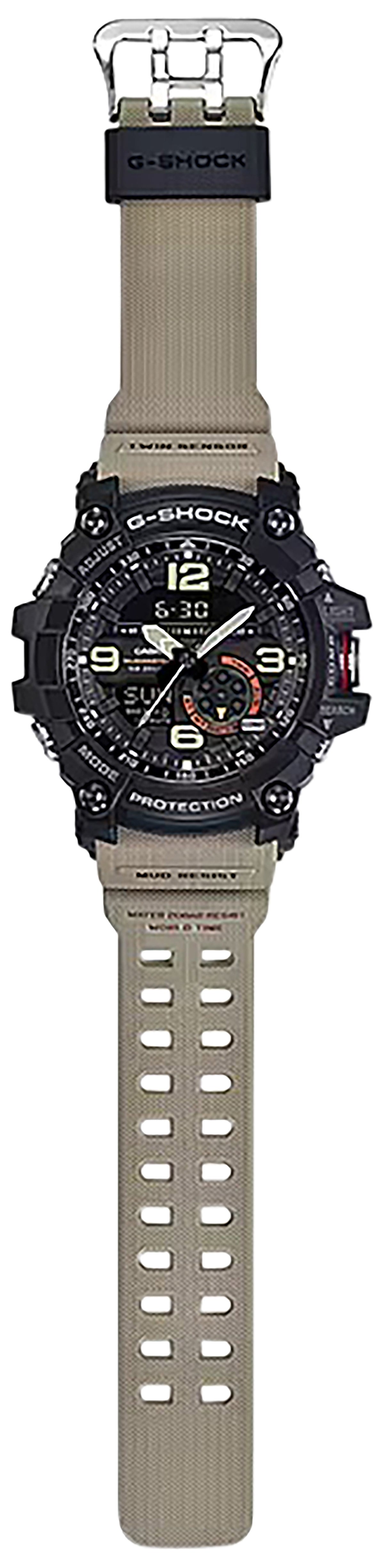 G-Shock GG10001A5 MudMaster Digital Compass Tactical Watch Tan