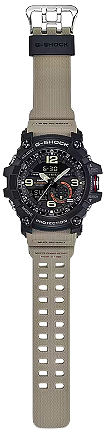 G-Shock GG10001A5 MudMaster Digital Compass Tactical Watch Tan