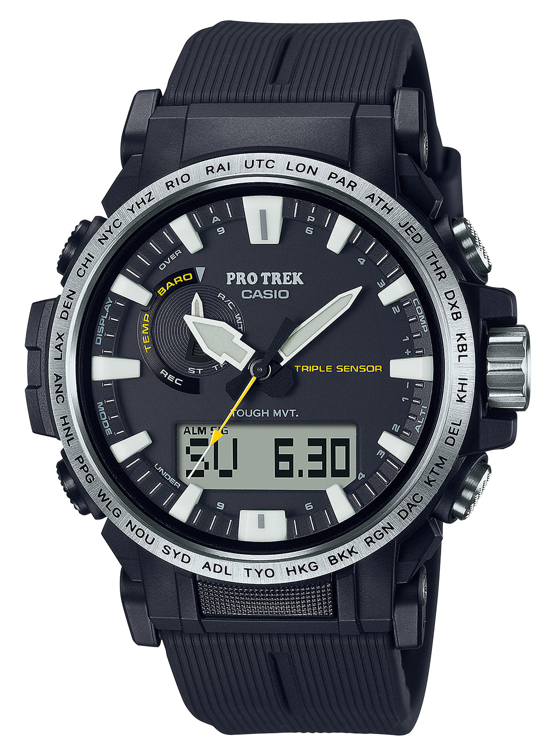 Casio Pro Trek PRW611A Heart Rate Solar Fitness Watch Black