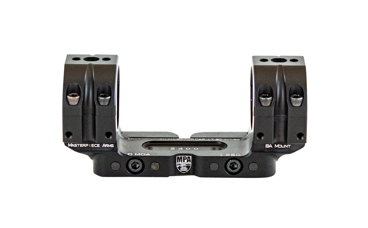 MasterPiece Arms BAMOUNT301125 BA Bolt Action Picatinny Optic Mount 30mm Black