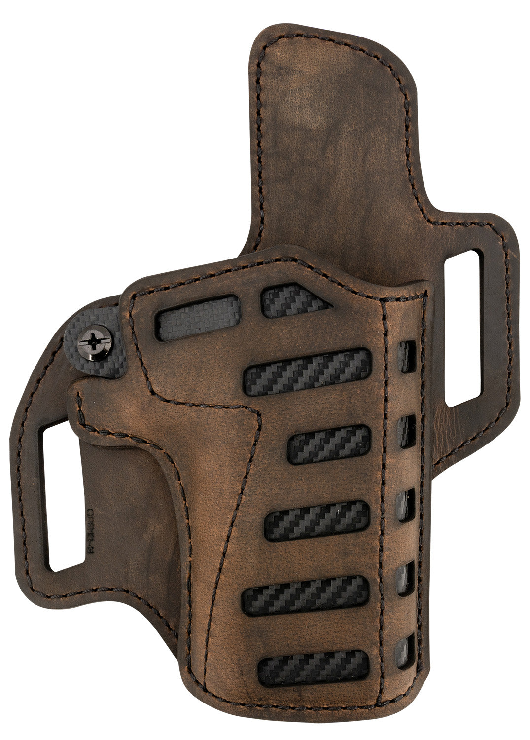 Versacarry C22123 Compound Outside Waistband Size 02 Brown Leather Belt Slide Holster