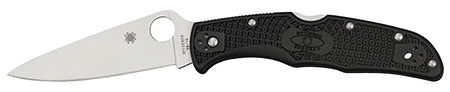 Spyderco C10FPBK Endura 4 Lightweight 3.75" Plain VG-10 Satin Blade Purple Textured FRN Handle Folding Knife