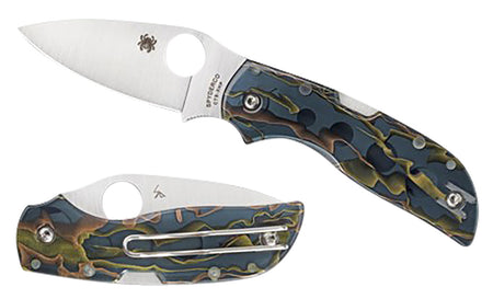 Spyderco Chaparral C152RNP 2.80" Plain Satin CTS XHP Steel Blade Raffir Noble Handle Pocket Clip