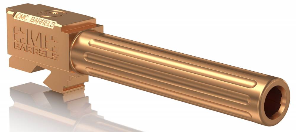 CMC Glock 34 Non-Threaded Fluted Barrel Bronze DLC Finish