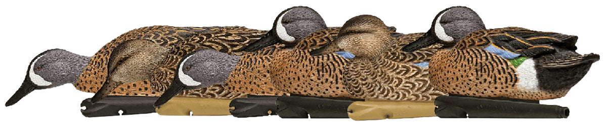 Avian X AVXAVX8080 Topflight Floating Blue-Winged Teal Duck Decoys 6-Pack