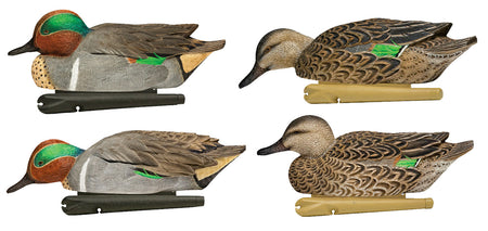 Avian X AVXAVX8081 Topflight Floating Green-Winged Teal Duck Decoys 6-Pack