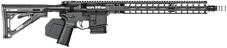 Radian Weapons R0259 Model 1 Carbine *CA Compliant 223 Wylde 10+1 16", Radian Black Billet Rec/M-Lok Handgaurd, Paddle Grip & Fixed CTR Stock, Dead Air Keymo Flash Hider, Ambi Controls, Vertex Trigger