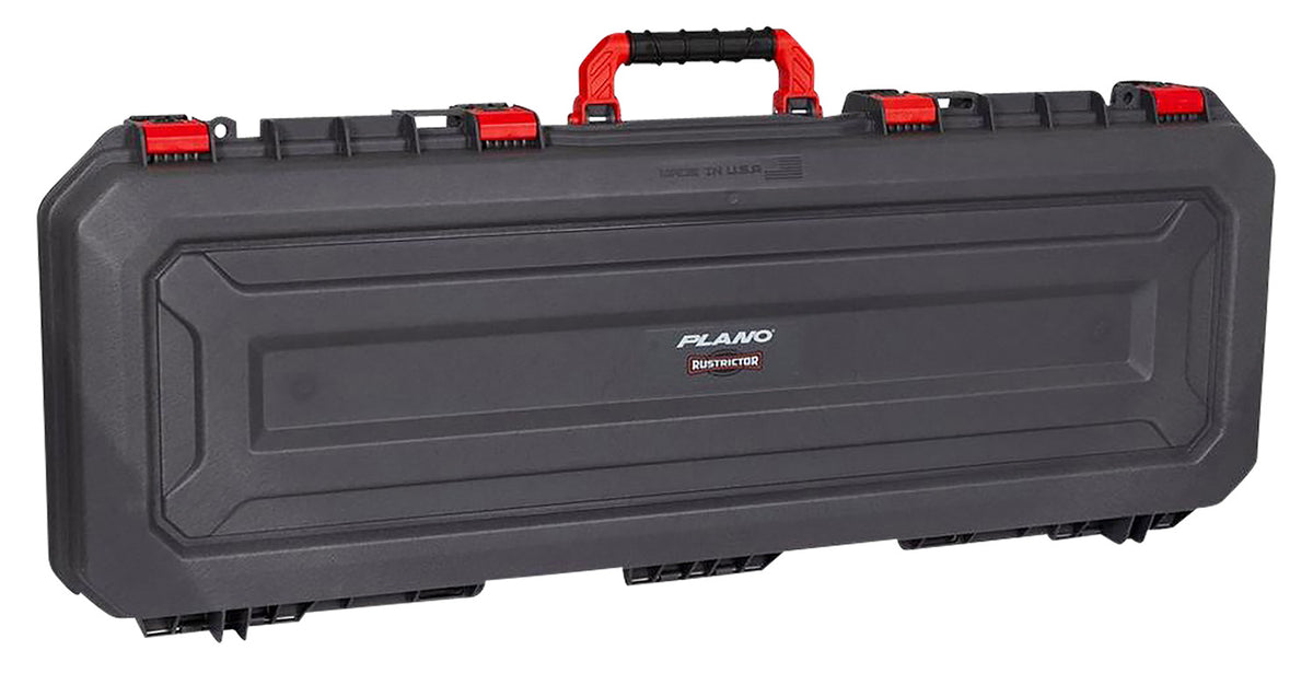 Plano PLA11842R AW2 Rifle Case 42" Gray Rustrictor Technology Lockable Latches
