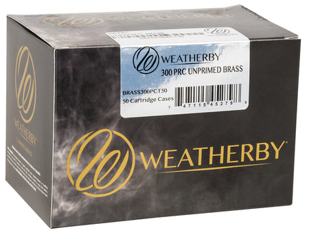 Weatherby 300 PRC Unprimed Rifle Brass Cases 50-Pack