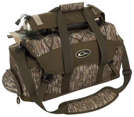 Drake Waterfowl DA2020006 Large 18-Pocket Blind Bag with Thermos Sleeve and Adjustable Strap