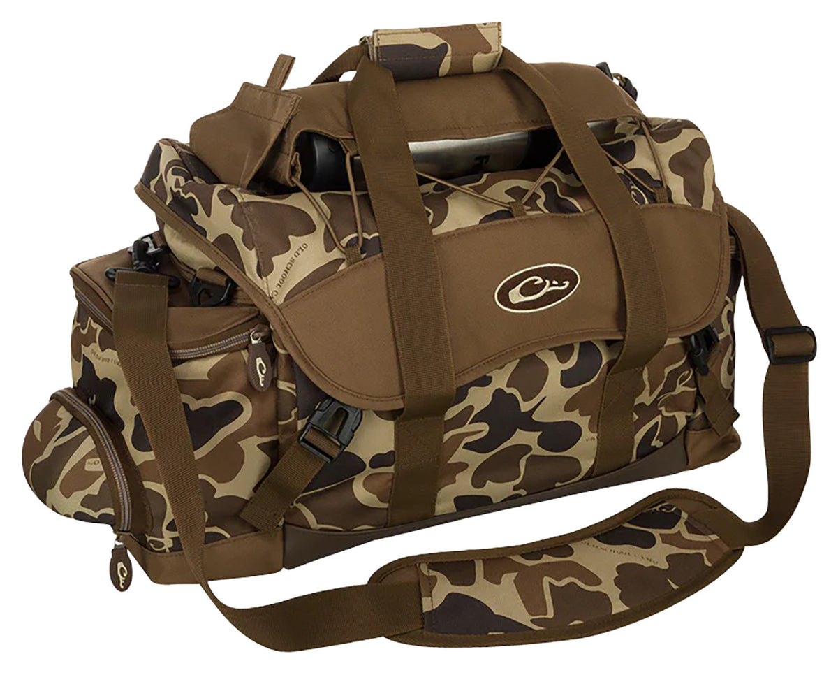 Drake Waterfowl DA2020016 Large 18-Pocket Blind Bag with Thermos Sleeve and Adjustable Strap