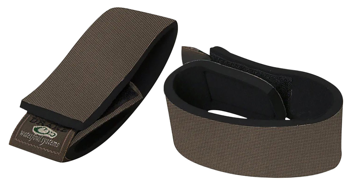 Drake Waterfowl DW73600 Neoprene Ankle Garters Brown Adjustable Hook & Loop One Size
