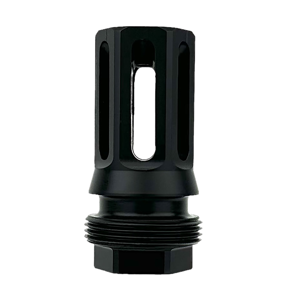 Huxwrx 2336 Black Muzzle Compensator 5.56mm 1/2"x28 Stiction Lock
