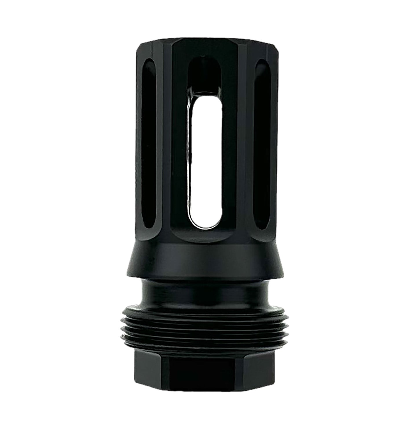 Huxwrx 2336 Black Muzzle Compensator 5.56mm 1/2"x28 Stiction Lock