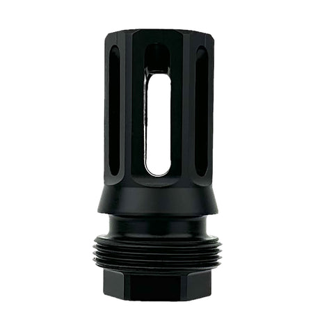Huxwrx 2336 Black Muzzle Compensator 5.56mm 1/2"x28 Stiction Lock