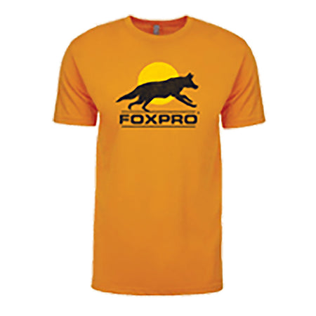 FOXPRO SOS Sun Runner Orange Short Sleeve Graphic Shirt Small