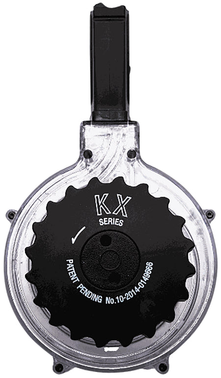 KCI USA KCIMZ036 AR-15 Pattern 5.56x45mm 50rd Clear Polymer Drum Magazine