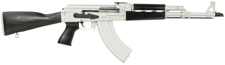 Zastava Arms Usa ZR7762CSB ZPAPM70 7.62x39mm 30+1 16.30" Black Chrome Lined Steel Barrel, Silver Receiver, Black Polymer Handguard, Fixed Dark Walnut Synthetic Stock