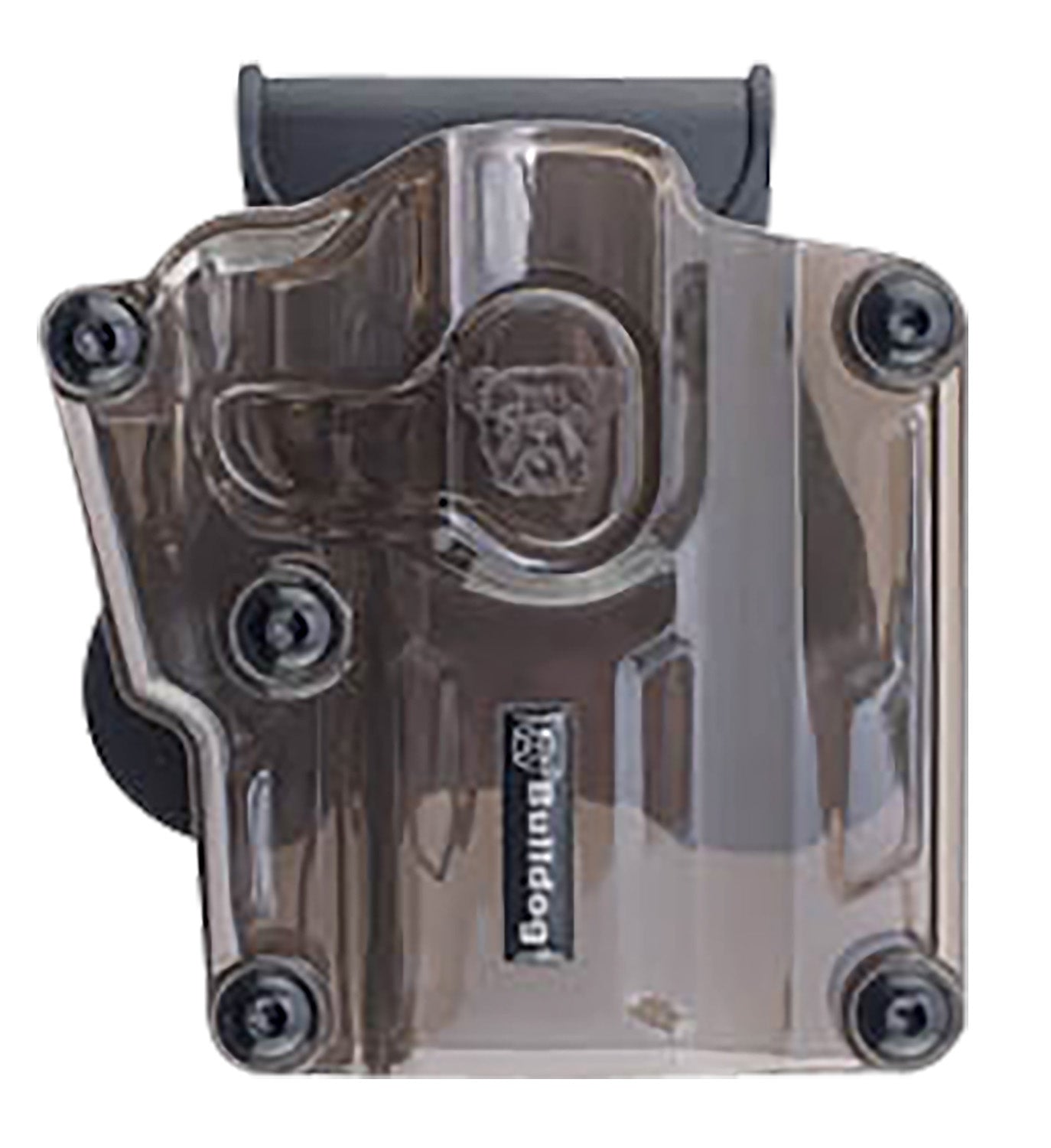 Bulldog Max Multi-Fit OWB Holster MX003 Smoke Transparent Polymer Paddle