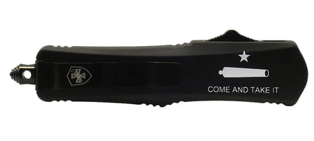 Templar LCATII531 Gen II Come And Take It OTF Tanto Part Serrated 440C SS Blade, Cannon Design Aluminum Handle, Glass Breaker