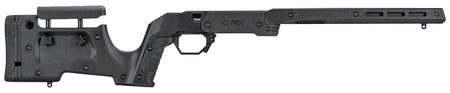 MDT XRS Precision Rifle Chassis Black Aluminum with V-Block Bedding for Tikka T1X