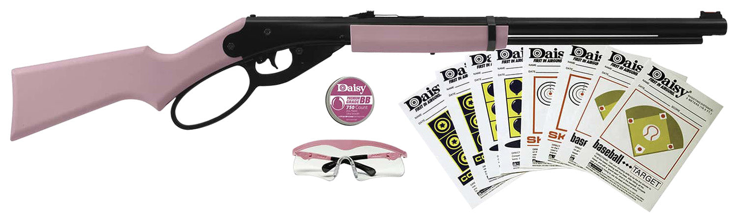 Daisy Pink Carbine Youth .177 BB Gun Kit Spring Piston 350 fps Lever Action