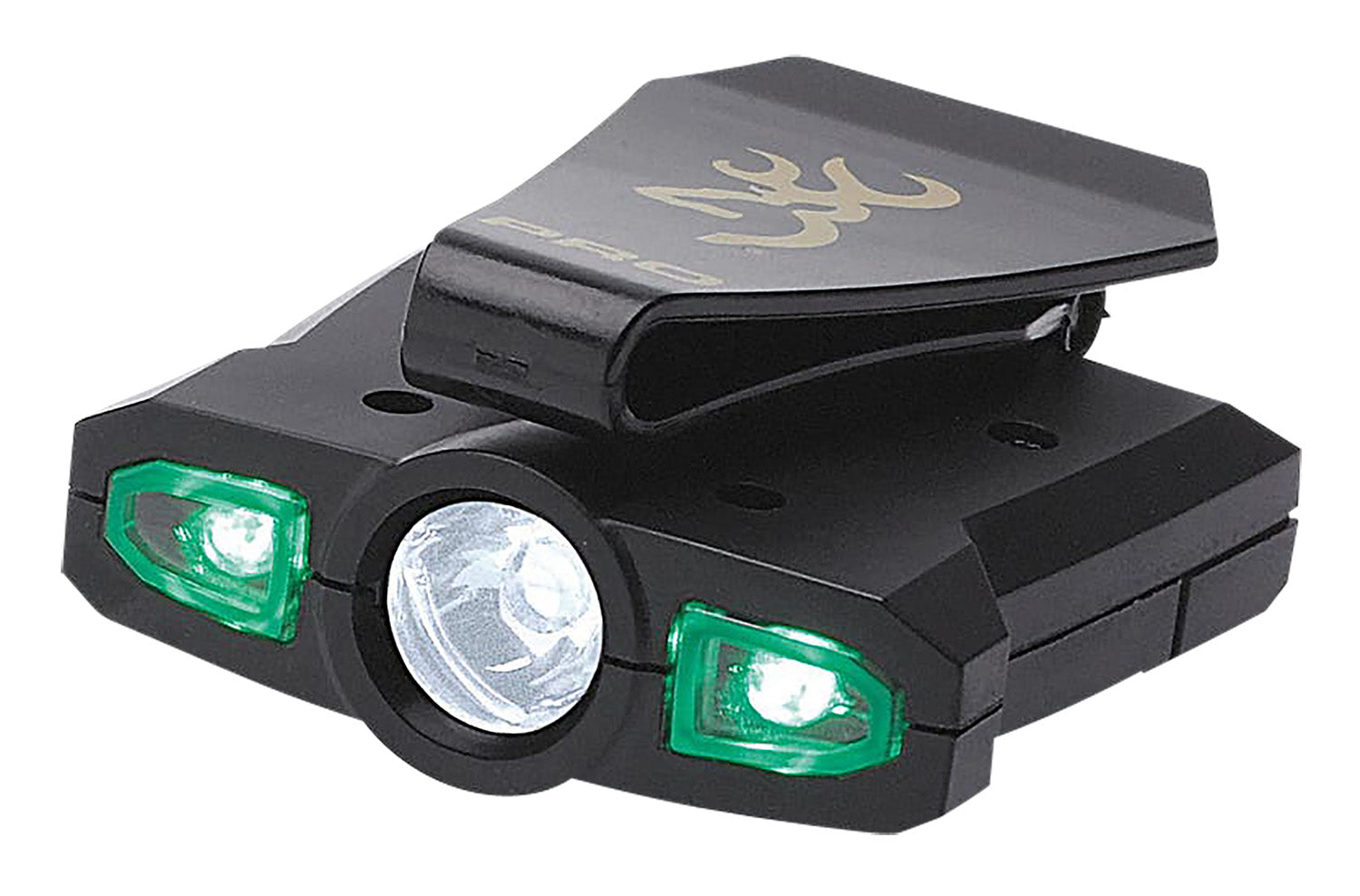 Browning 3715099 Night Seeker Pro Black Nichia LED Cap Light 76 Lumens White & Green