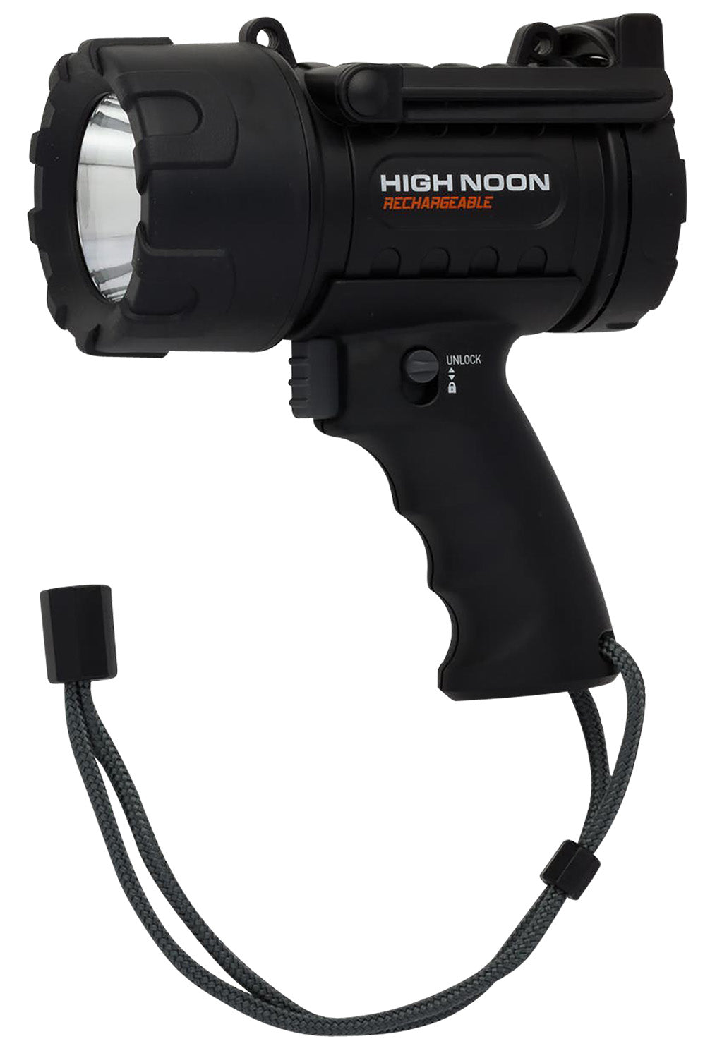Browning 3717765 High Noon USB Black Multi-Mode Handheld Spotlight 50-915 Lumens White LED