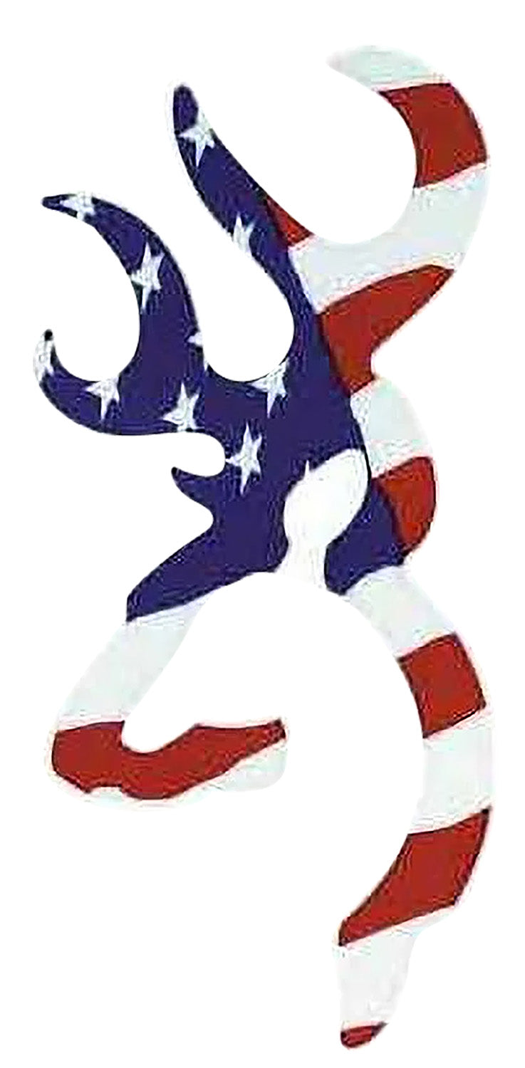 Browning 3922003116 Buckmark Logo Vinyl Sticker 6" Red/White/Blue