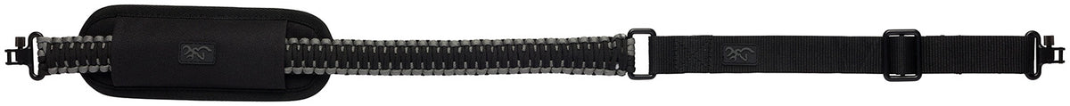 Browning Paracord 550 Black Sling with Webbing and Shoulder Pad Sleeve