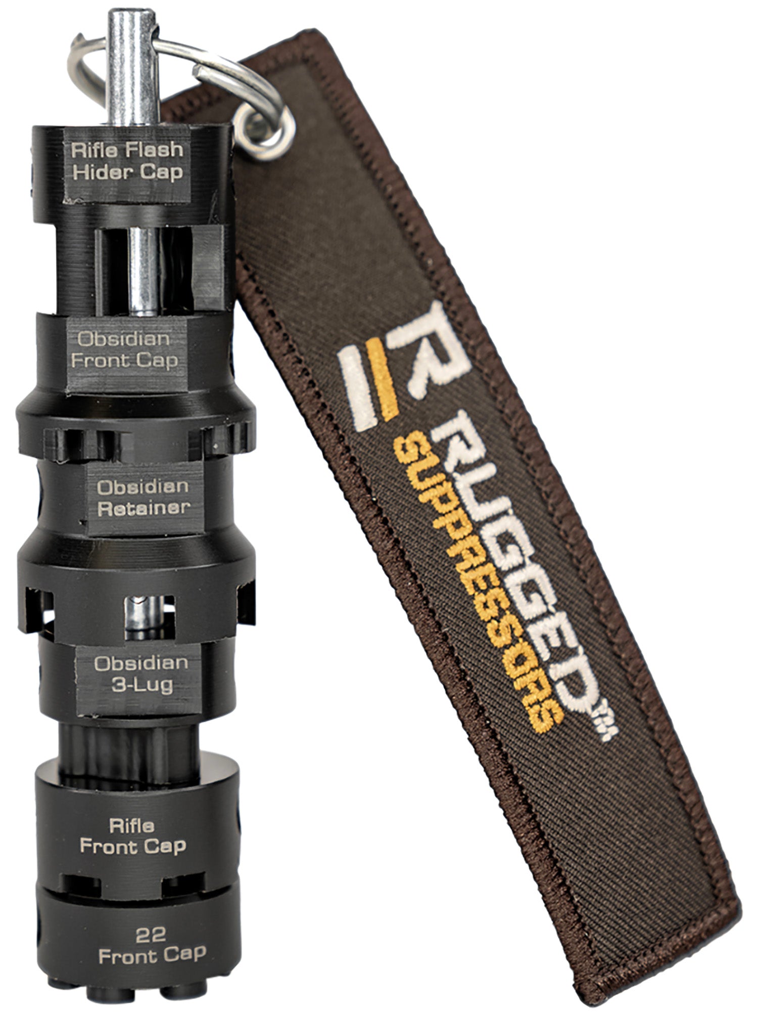 Rugged Suppressors RTK001 Totem Multi-Tool 6 Piece Kit for Obsidian & Rifle Suppressors