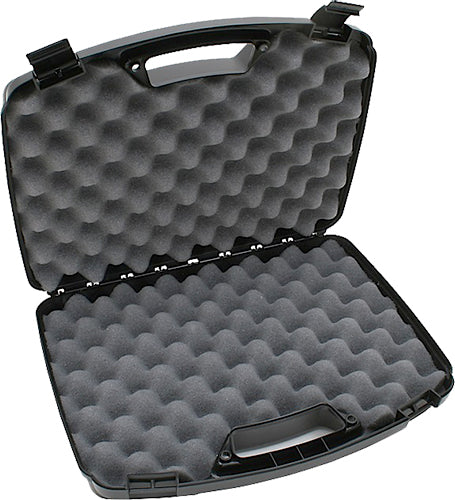MTM 80940 Double Handgun Case Black Rugged Polypropylene 2 Guns w/ Up to 8" Barrels