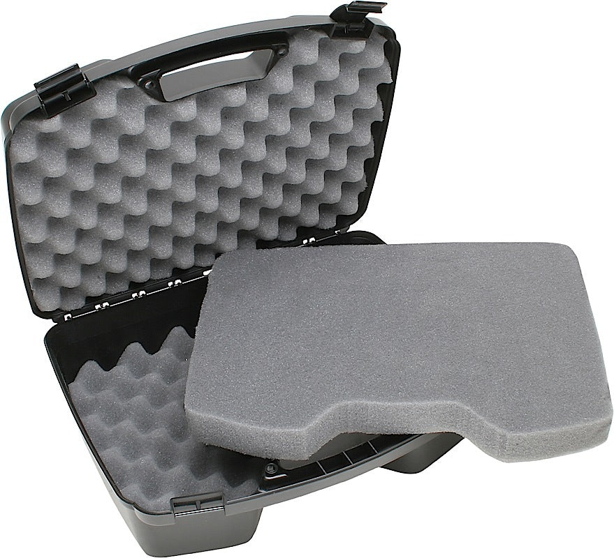 MTM 81140 Multi-Handgun Case Black Polypropylene 4 Guns Up to 8" Barrels or 6 Sub-Compacts