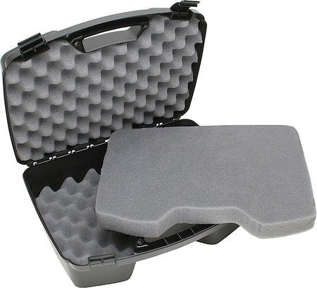 MTM 81140 Multi-Handgun Case Black Polypropylene 4 Guns Up to 8" Barrels or 6 Sub-Compacts